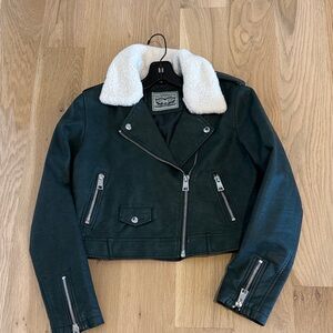 Levi's Dark Green Jacket with White Label